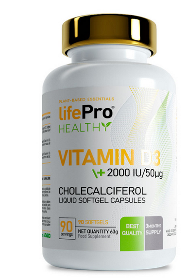 Vitamine D3 2000UI LifePro