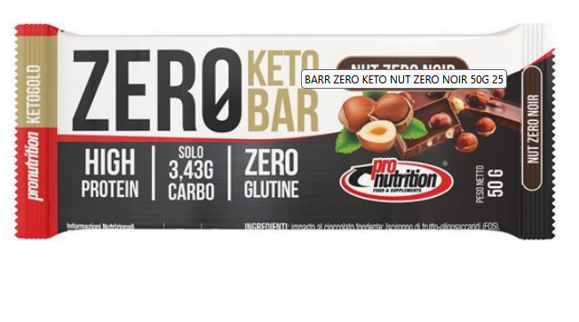 Barre Zero Kéto ProNutrition